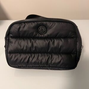 lululemon athletica Quilted Black Belt Bag